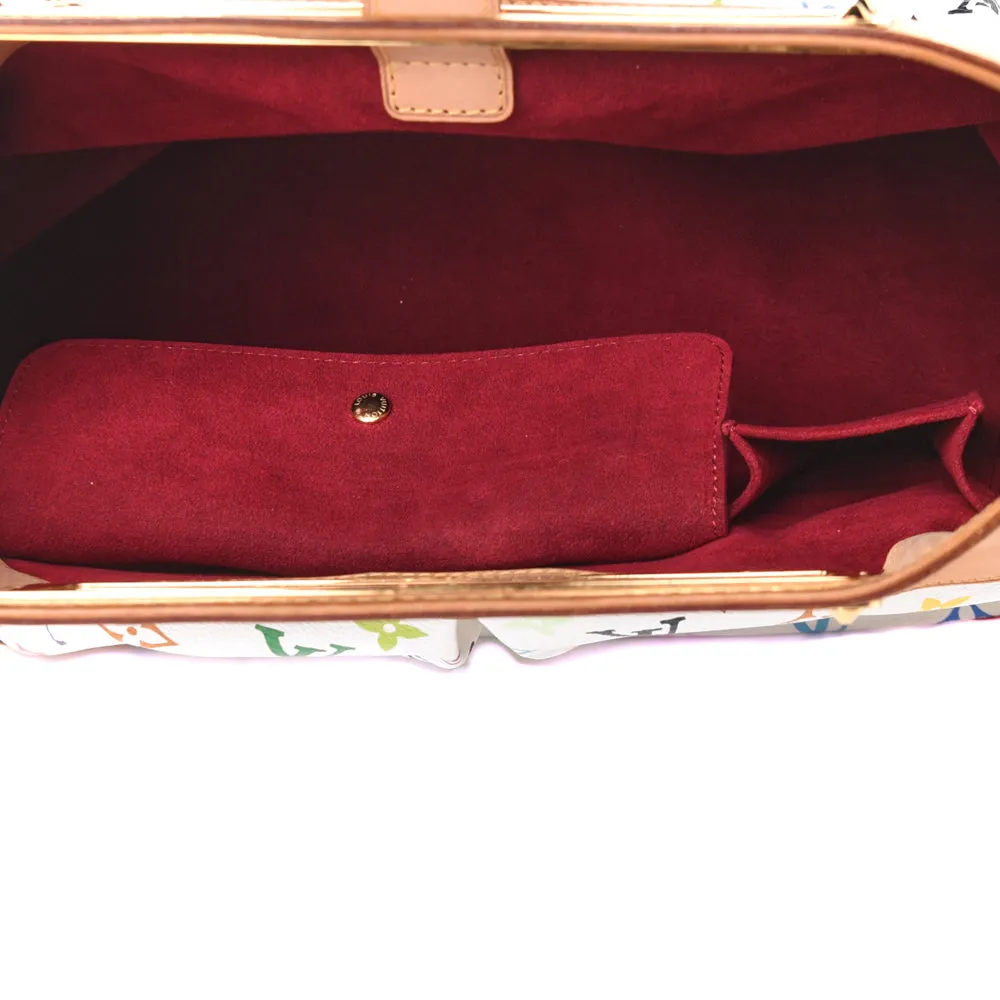 Louis Vuitton White Monogram Multicolore Judy GM Bag