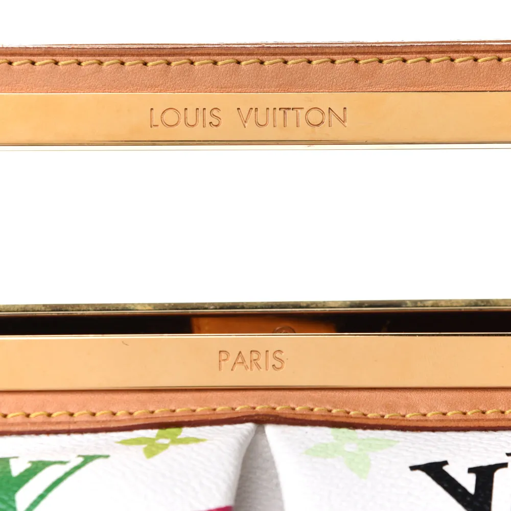 Louis Vuitton White Monogram Multicolore Judy GM Bag