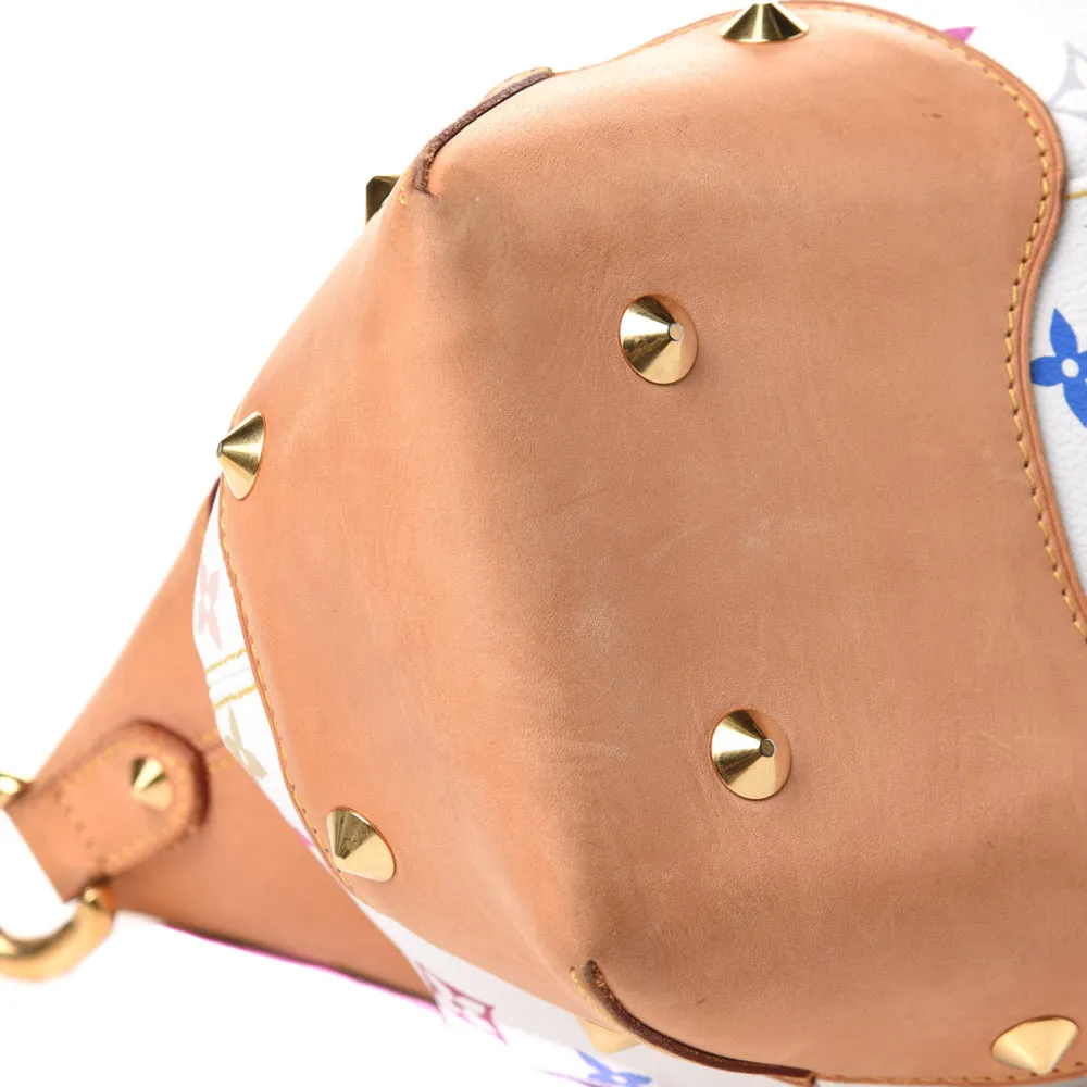 Louis Vuitton White Monogram Multicolore Judy GM Bag