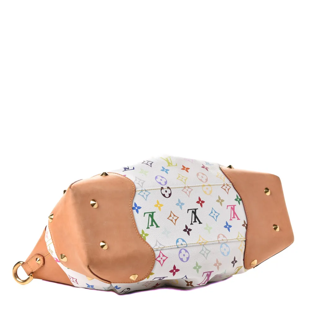 Louis Vuitton White Monogram Multicolore Judy GM Bag