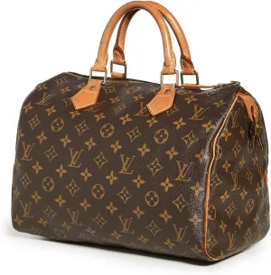 Louis Vuitton Women's Pre-Loved Speedy 30 Handbag Monogram