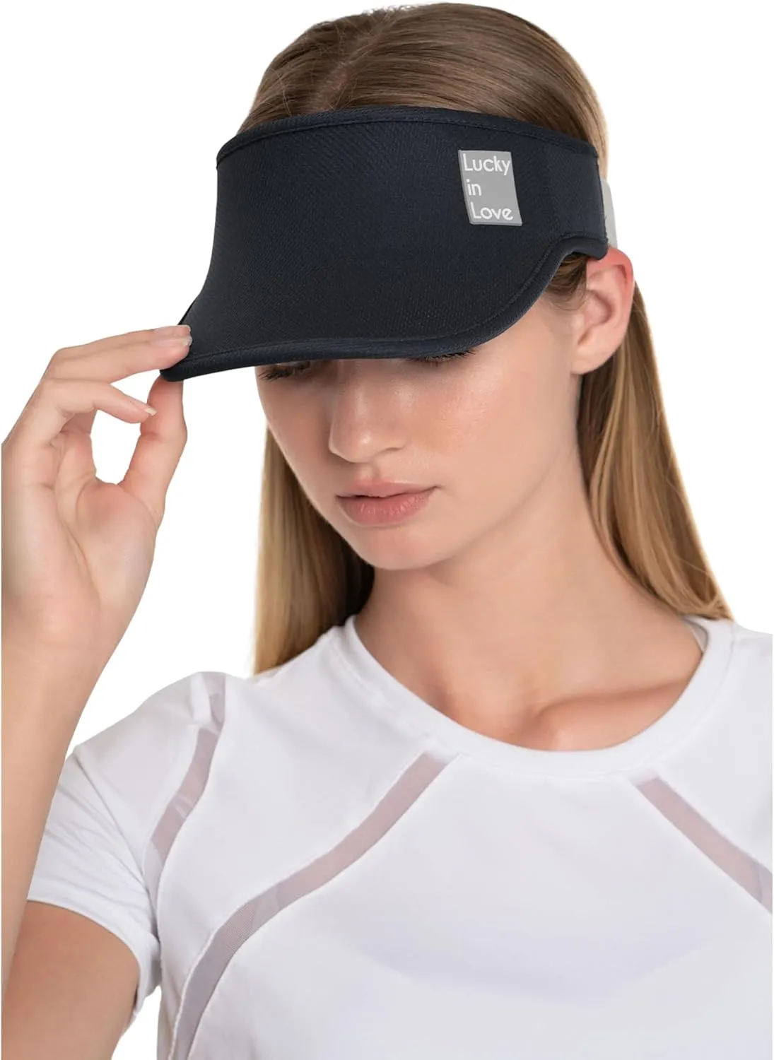 Lucky In Love Lucky Logo Stretch Visor