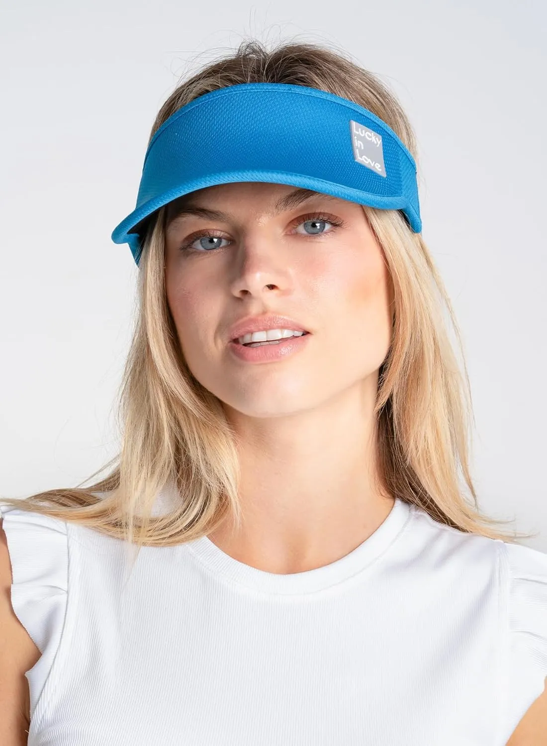Lucky In Love Lucky Logo Stretch Visor