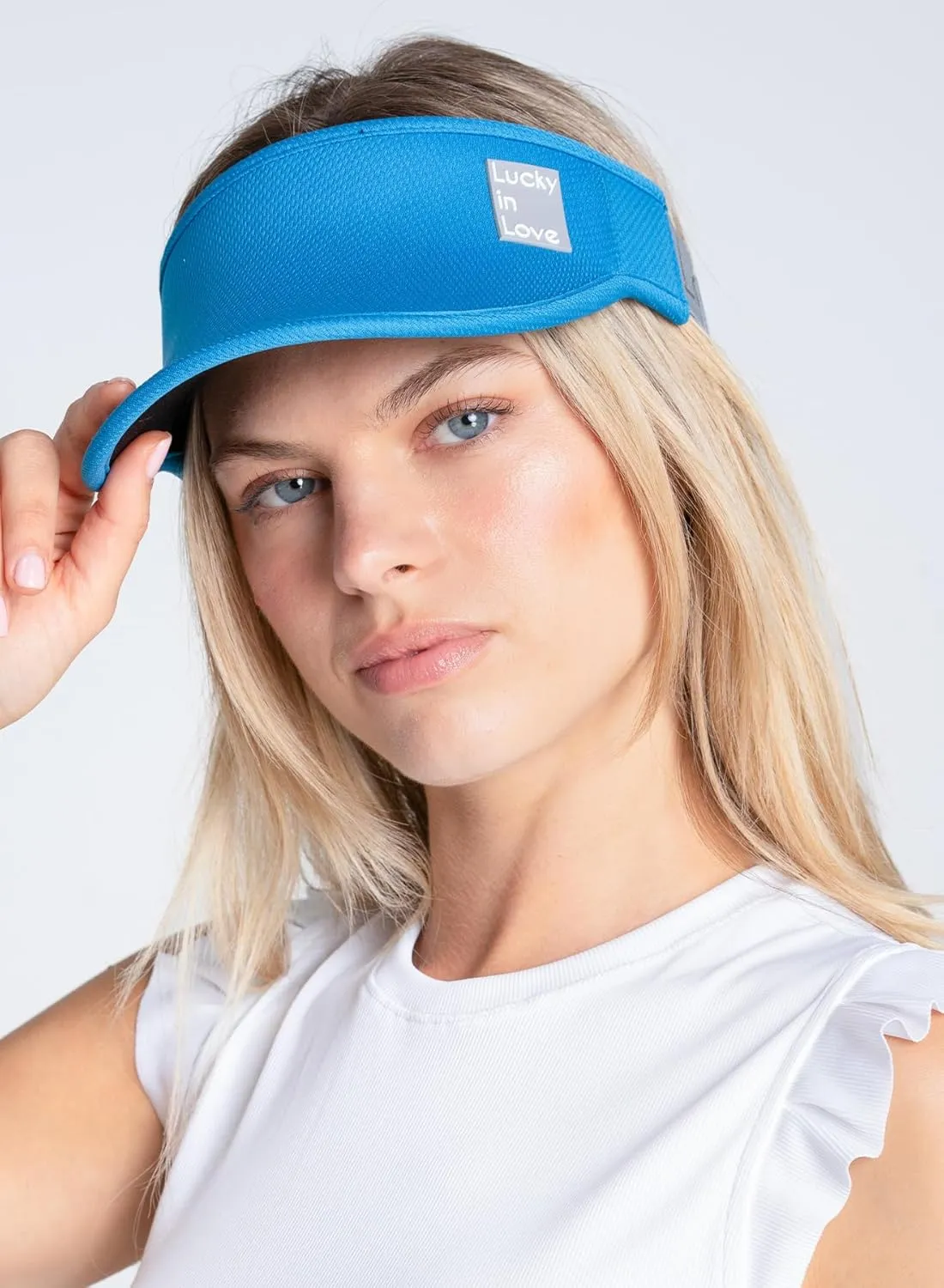 Lucky In Love Lucky Logo Stretch Visor