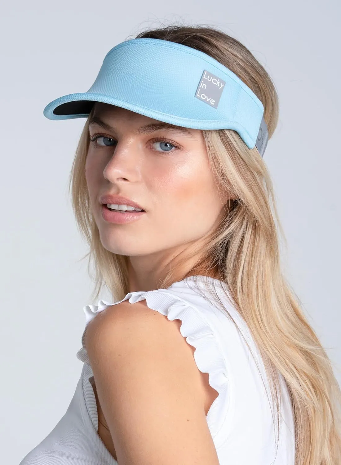 Lucky In Love Lucky Logo Stretch Visor