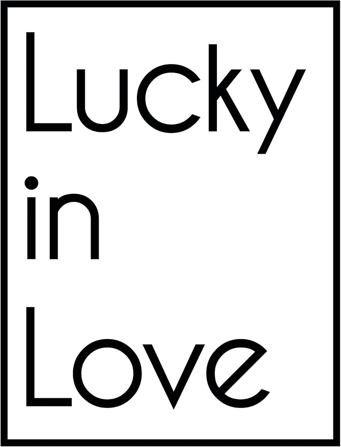Lucky In Love Lucky Logo Stretch Visor