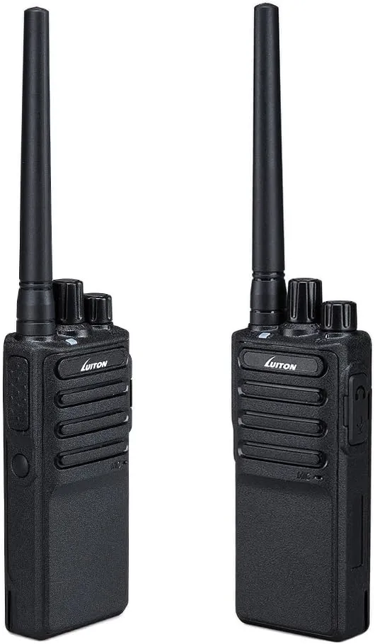 LUITON 2 Way Radios Voice Scrambler Long Range Walkie Talkies with Earpiece for Adults Outdoor CS Hiking Hunting Travelling (6 Packs)