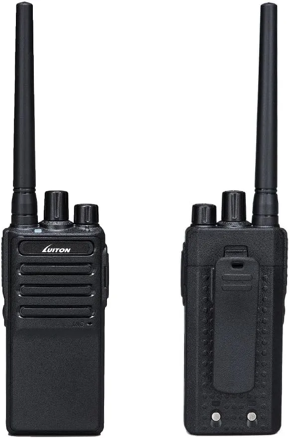 LUITON 2 Way Radios Voice Scrambler Long Range Walkie Talkies with Earpiece for Adults Outdoor CS Hiking Hunting Travelling (6 Packs)