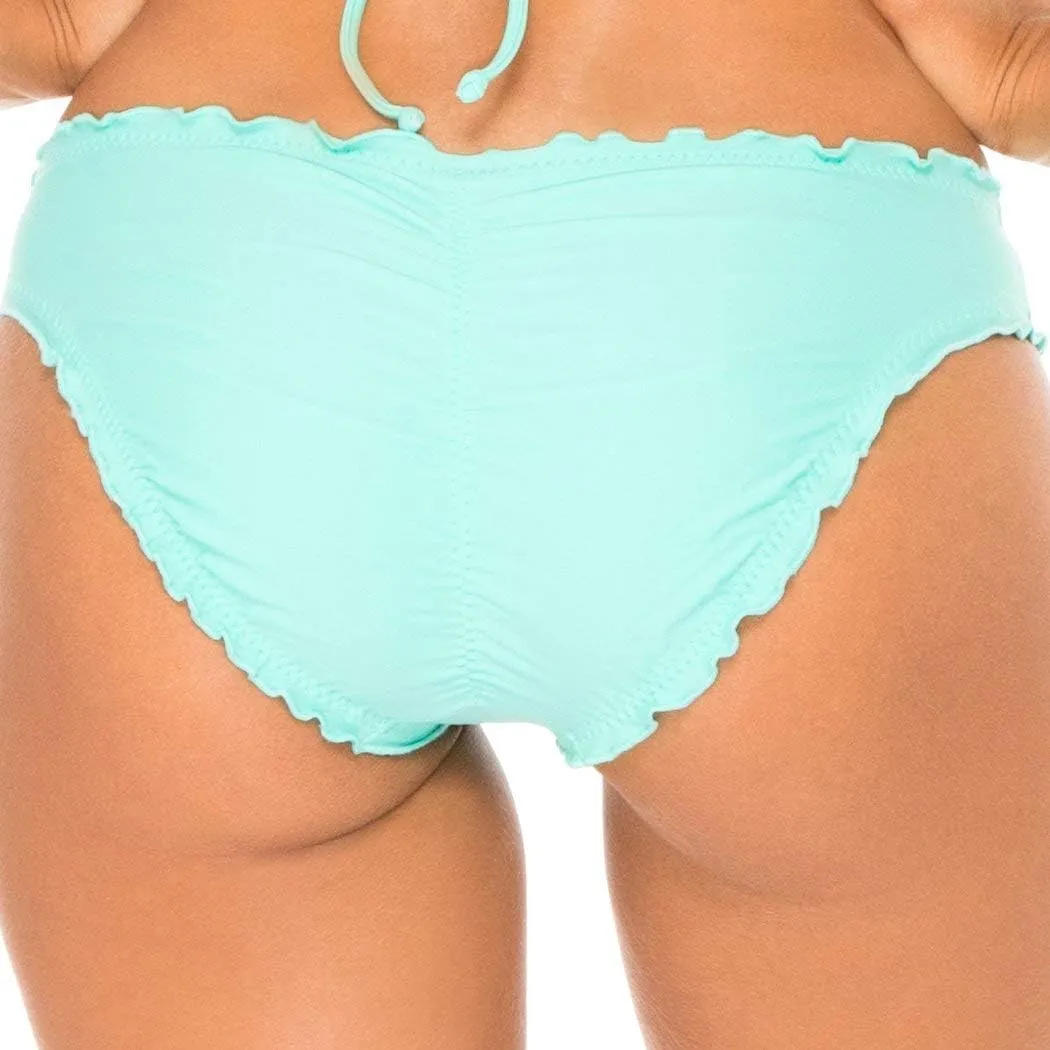 Luli Fama Women's Cosita Buena Ruched-Back Bikini Bottom