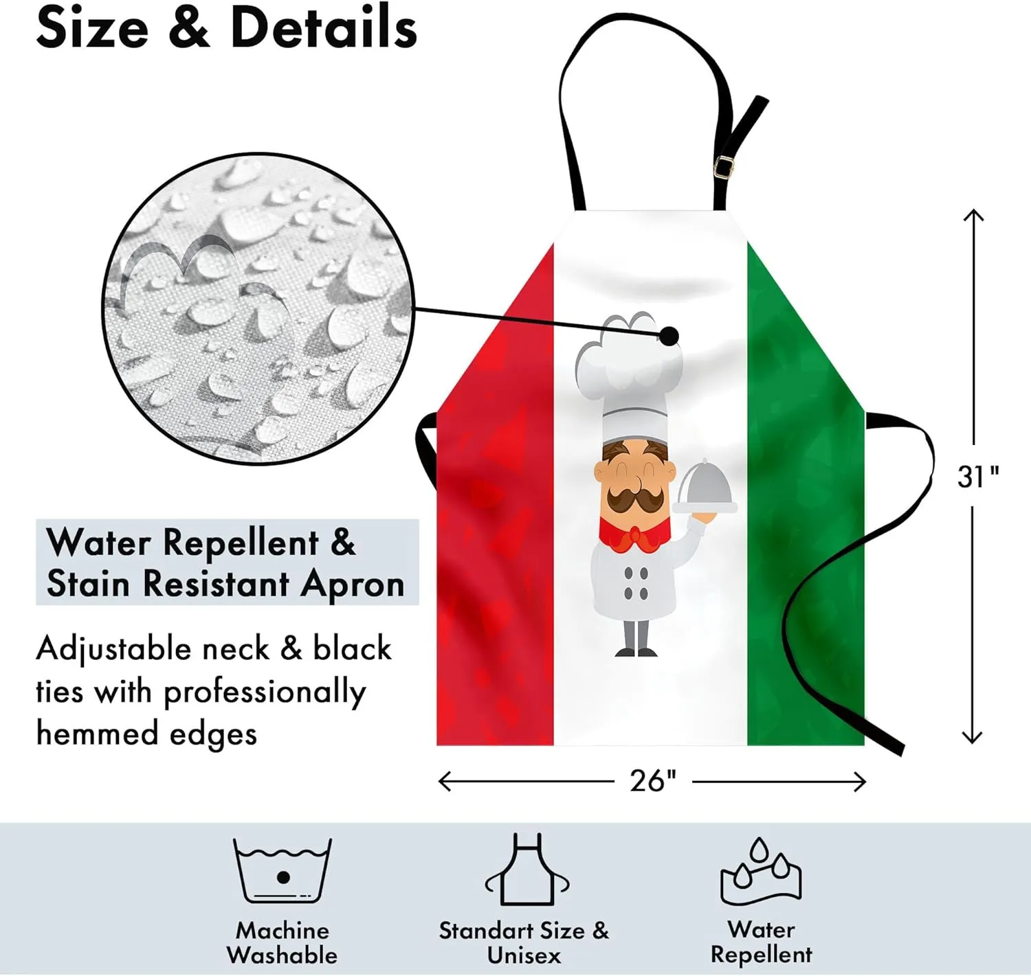 Lunarable Multicolor Apron