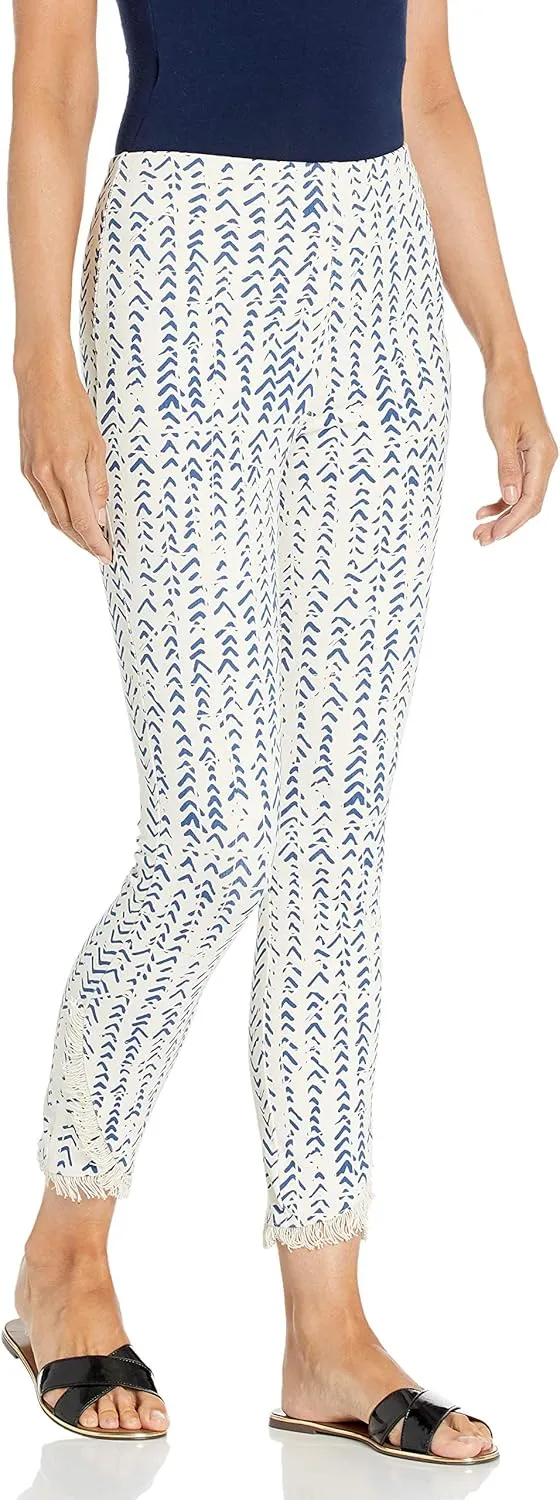 Lyssé Women's Fringe Tulip Hem Denim