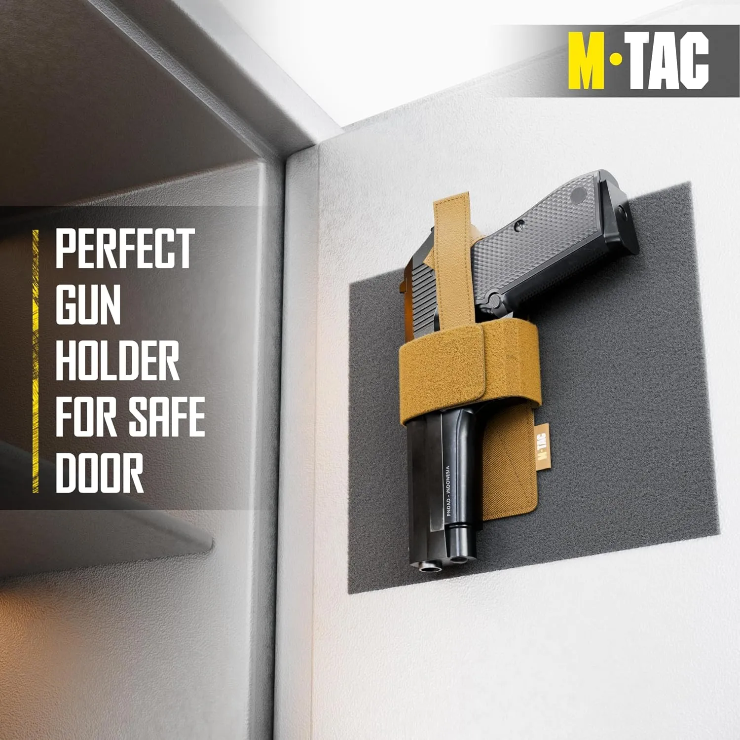 M-Tac Gun Holster for Concealed Carry - CCW Holster for Bag, Backpack, Vest - Handgun Storage with Fix - Pistol Concealed Carry Holster for Men and Women