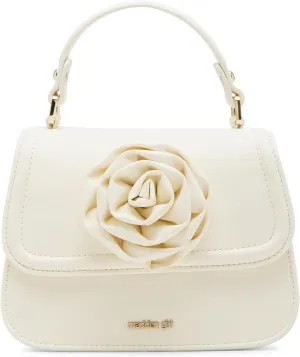 Madden Girl Arose Top Handle Bag, Cream