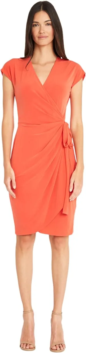 Maggy London Women's Printed Matte Jersey Wrap