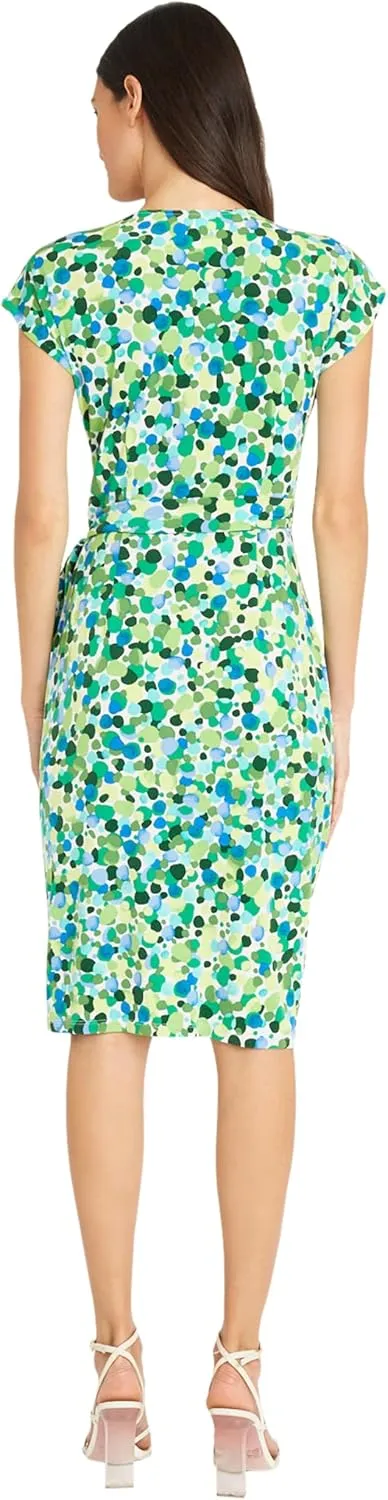 Maggy London Women's Printed Matte Jersey Wrap