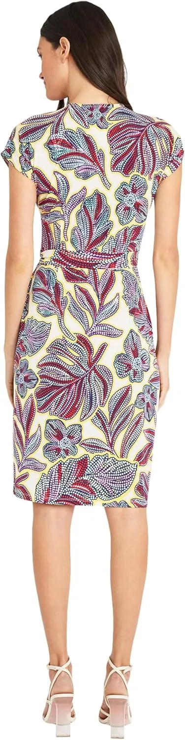 Maggy London Women's Printed Matte Jersey Wrap