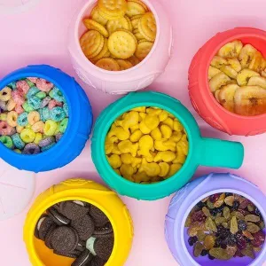 Marcus & Marcus-Snack Bowl Lucas the Hippo- Blue