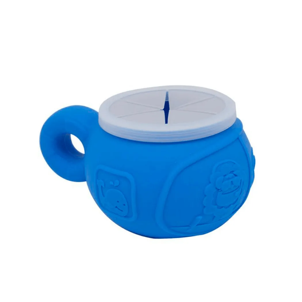Marcus & Marcus-Snack Bowl Lucas the Hippo- Blue