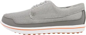 Margaritaville The Gimmie Athletic Golf Shoes, Men’s Golf Shoes, Grey/Orange, Men’s 10