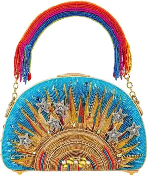 Mary Frances Sunshine & Rainbows Top-Handle Bag