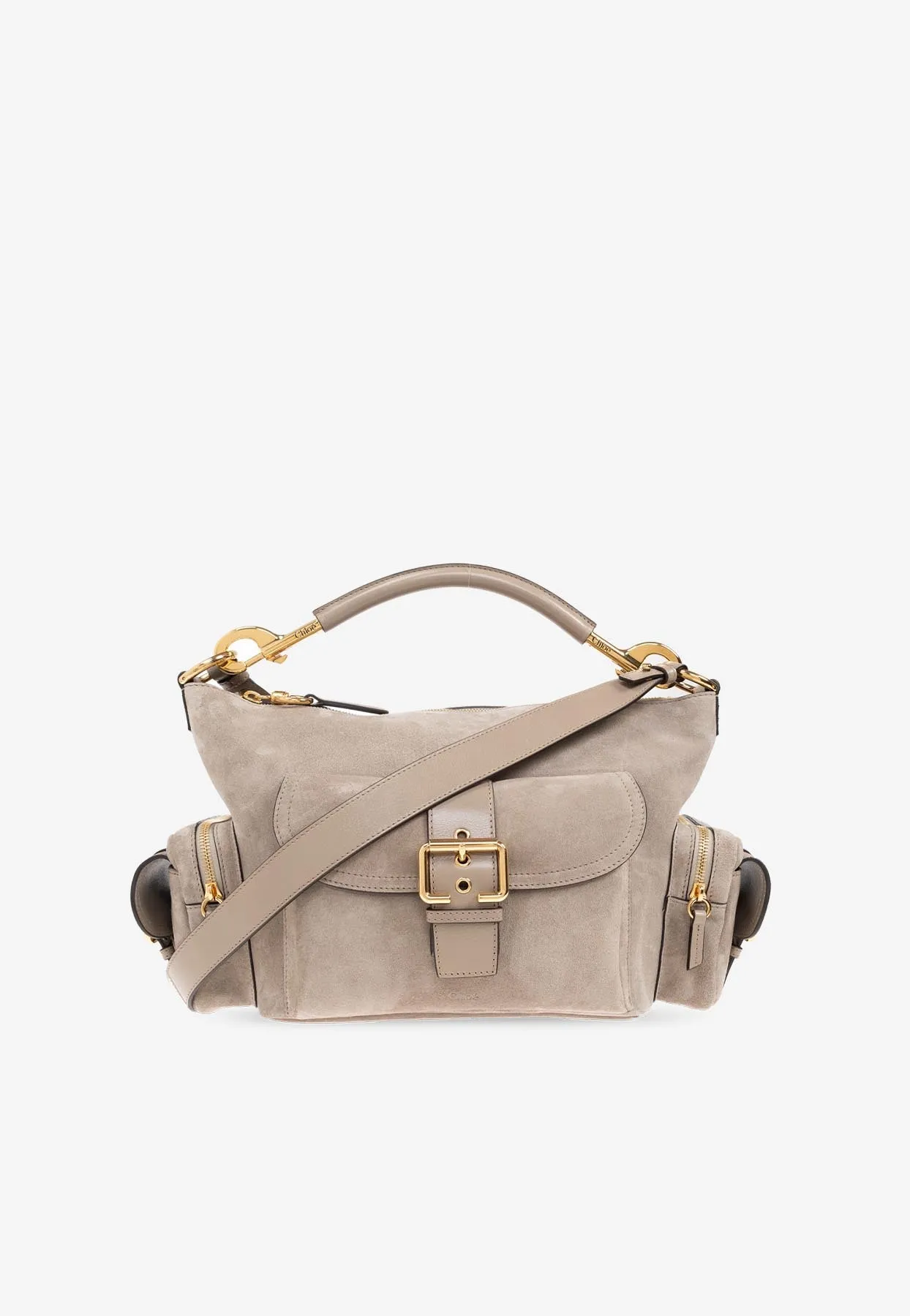 Medium Suede Camera Bag
