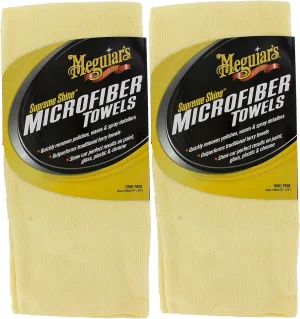 Meguiar's X2020 Supreme Shine Microfiber Towels (2 Packs of 3)