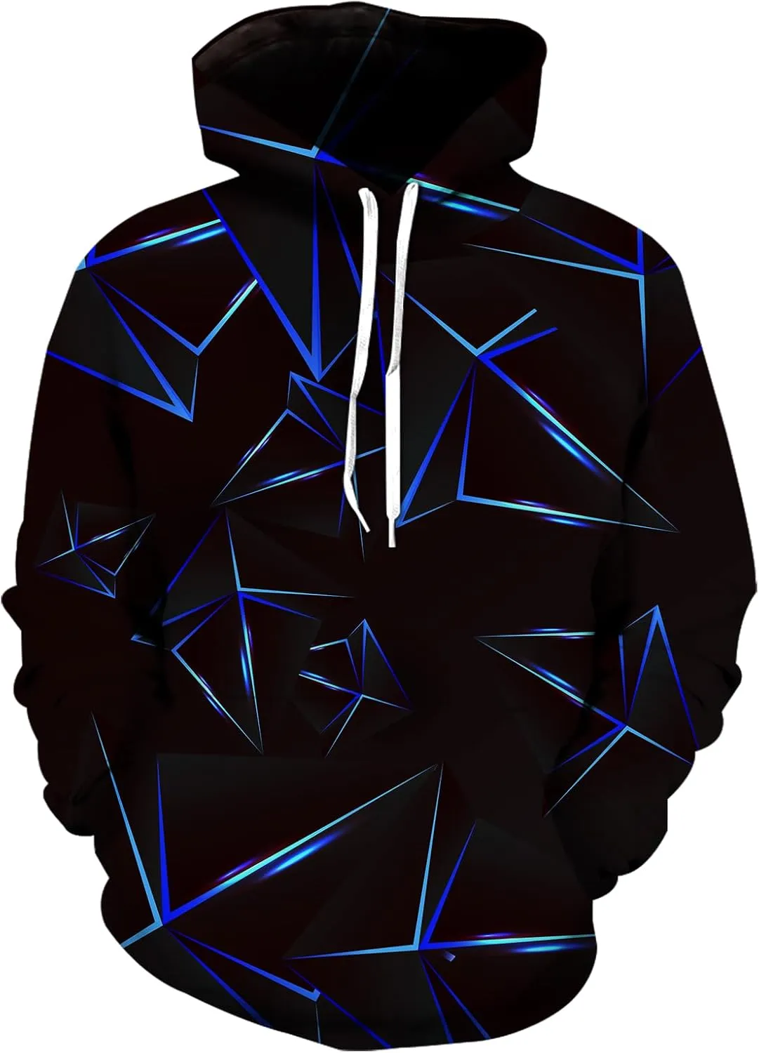 Men 3D Print Pullover Hoodies - Teen Women Graphic Sweatshirt