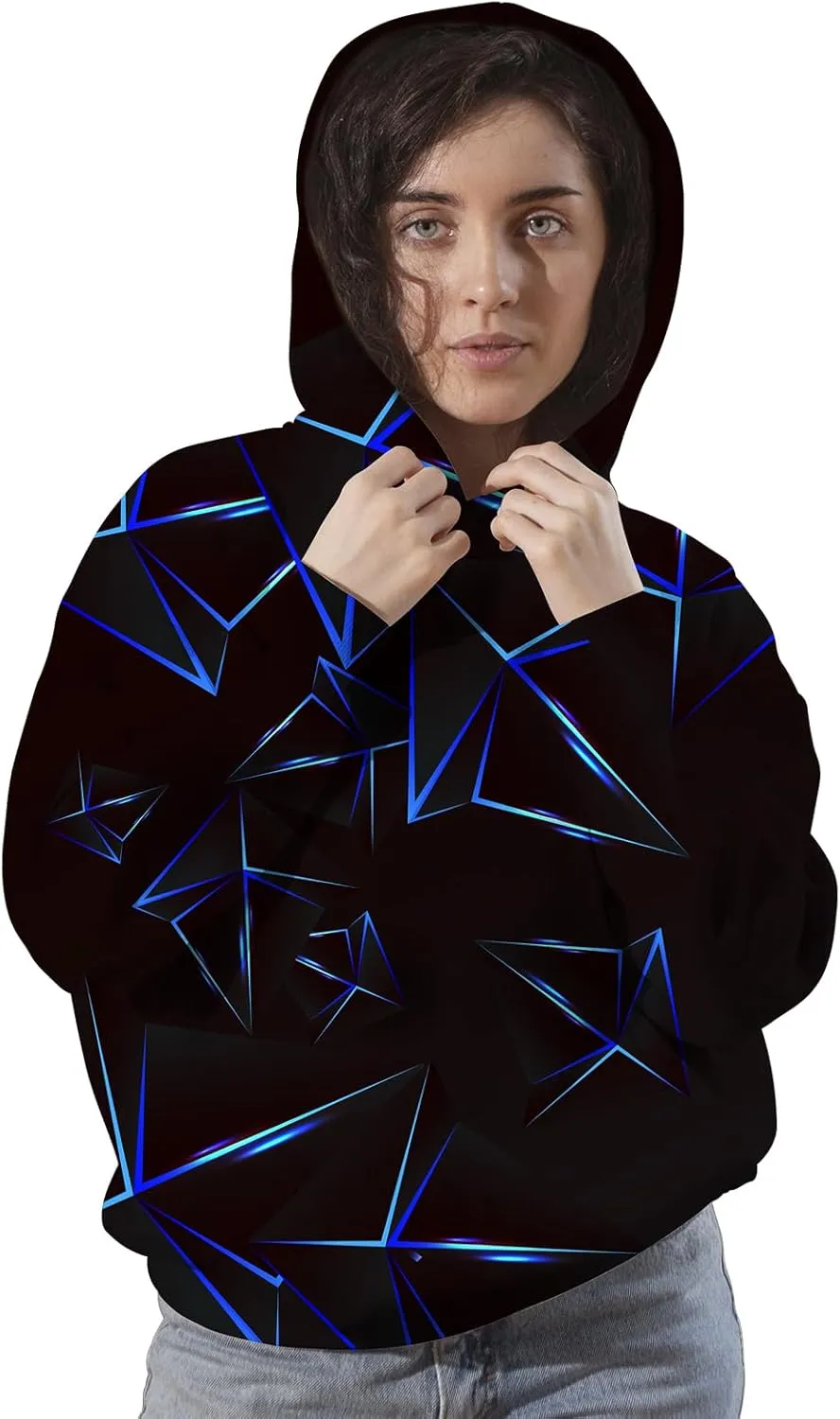 Men 3D Print Pullover Hoodies - Teen Women Graphic Sweatshirt