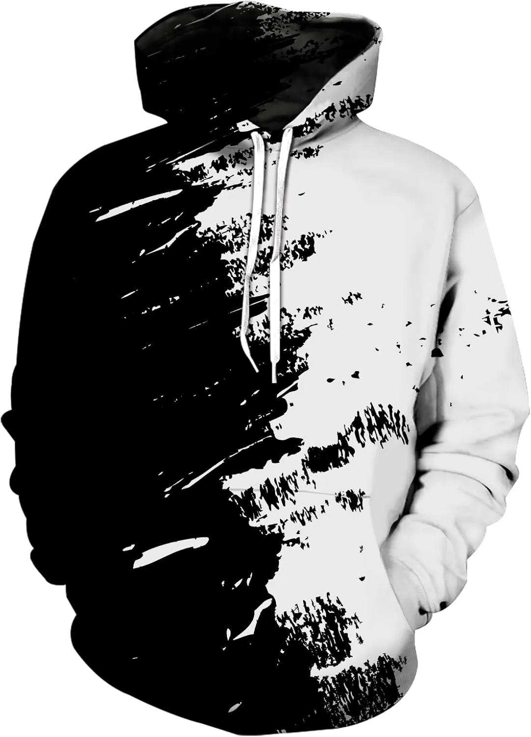 Men 3D Print Pullover Hoodies - Teen Women Graphic Sweatshirt