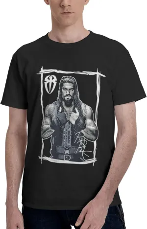 Men Cotton Crewneck Short Sleeve T-Shirt 3D Printed Fashion Graphic Tees Shirts Tops