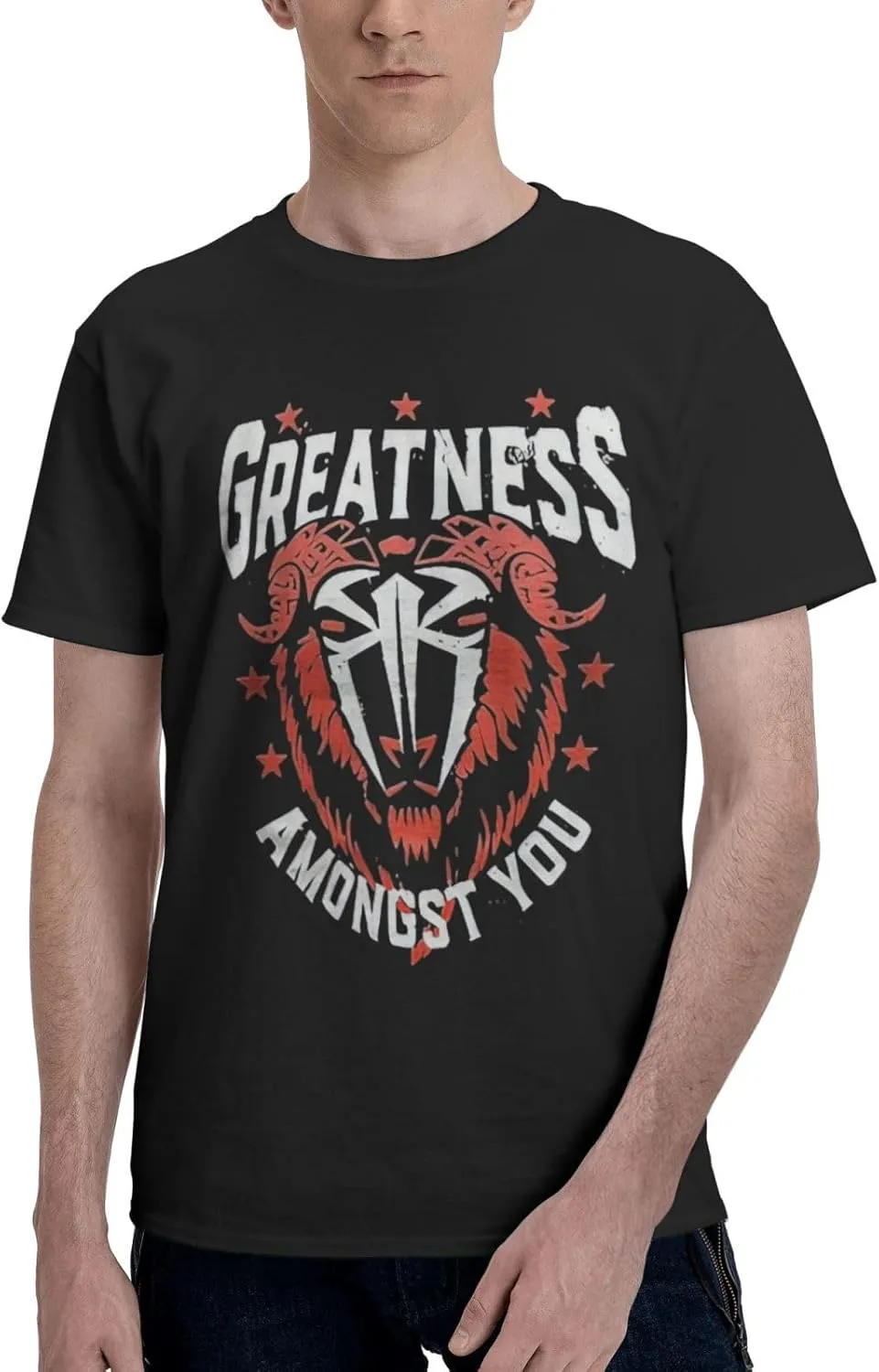 Men Cotton Crewneck Short Sleeve T-Shirt 3D Printed Fashion Graphic Tees Shirts Tops