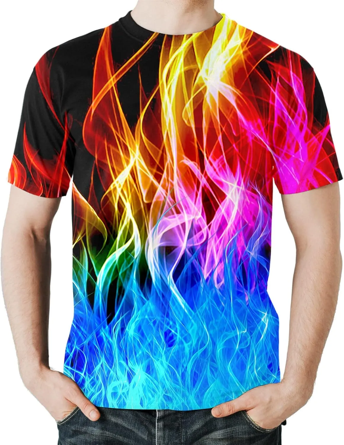 Men Women T-Shirts Unisex 3D Print Short Sleeve Crewneck Graphic Tees