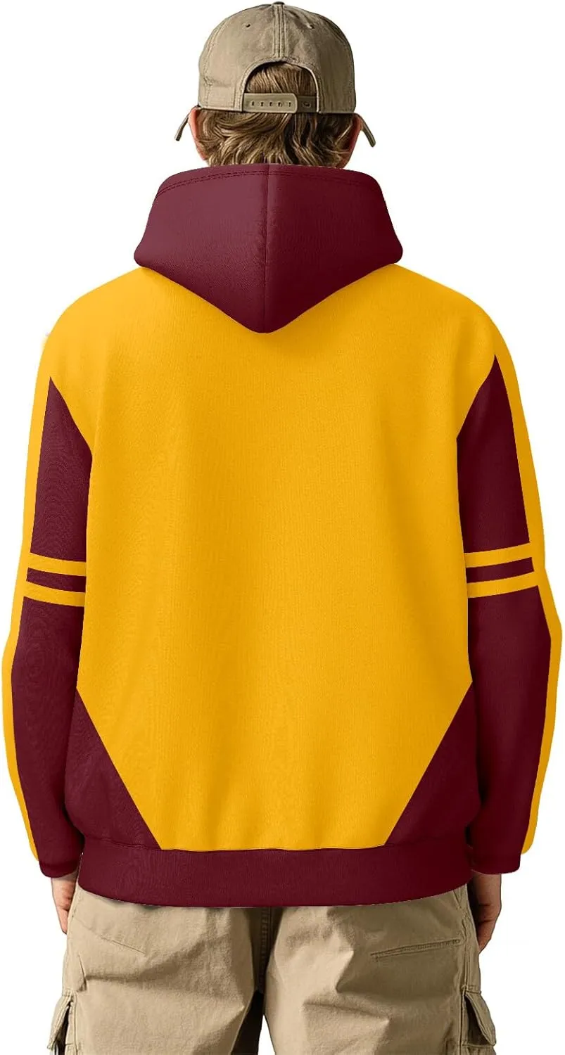 Men's 3D Printed Basketball Hoodies Soft Lightweight Pullover Hooded Sweatshirt Basketball Fans Apparel Team Color Gift