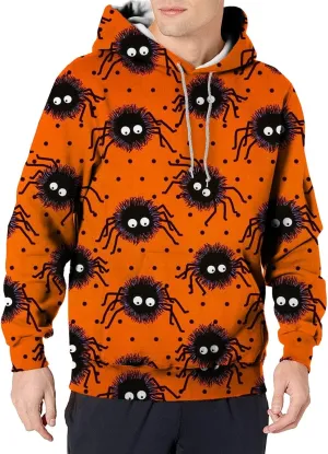 Men's Novelty Hoodie Realistic 3D Print Top Outdoor Sweatshirt Shirt Halloween Printed Animal 3D Printed Hoodies