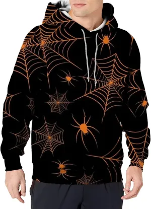 Men's Novelty Hoodie Realistic 3D Print Top Outdoor Sweatshirt Shirt Halloween Printed Animal 3D Printed Hoodies