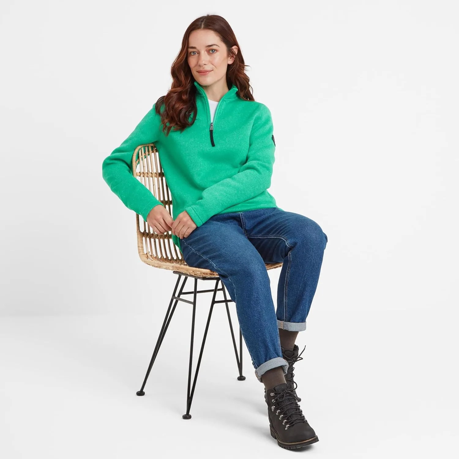 Mens Pearson Knitlook Fleece Top