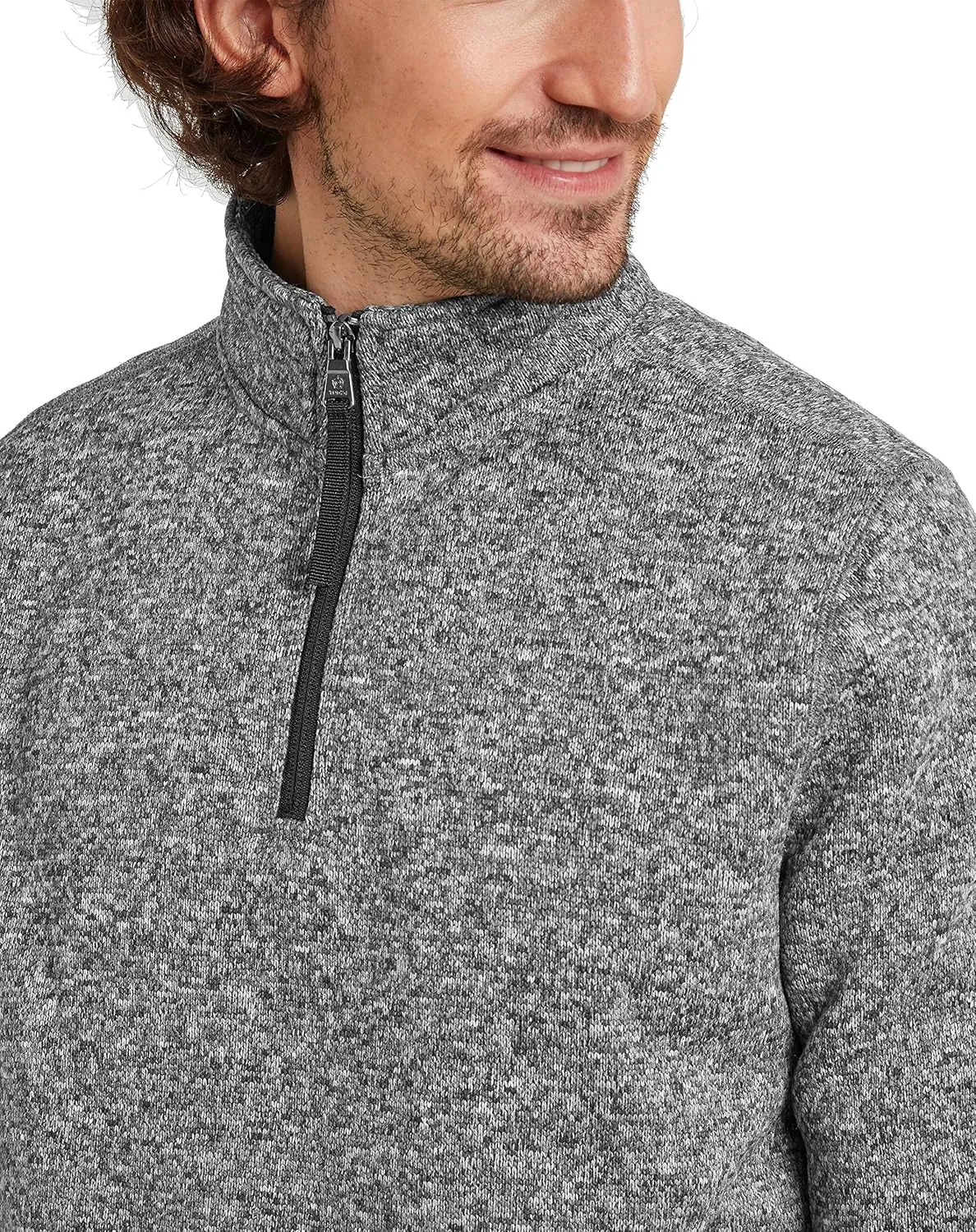 Mens Pearson Knitlook Fleece Top