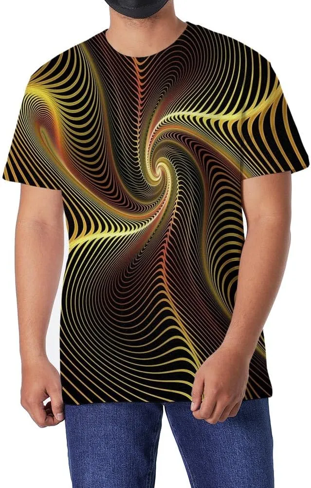 Men's T-Shirt 3D Printed T-Shirt Novelty Graphics T-Shirt Crewneck Tees S-3XL