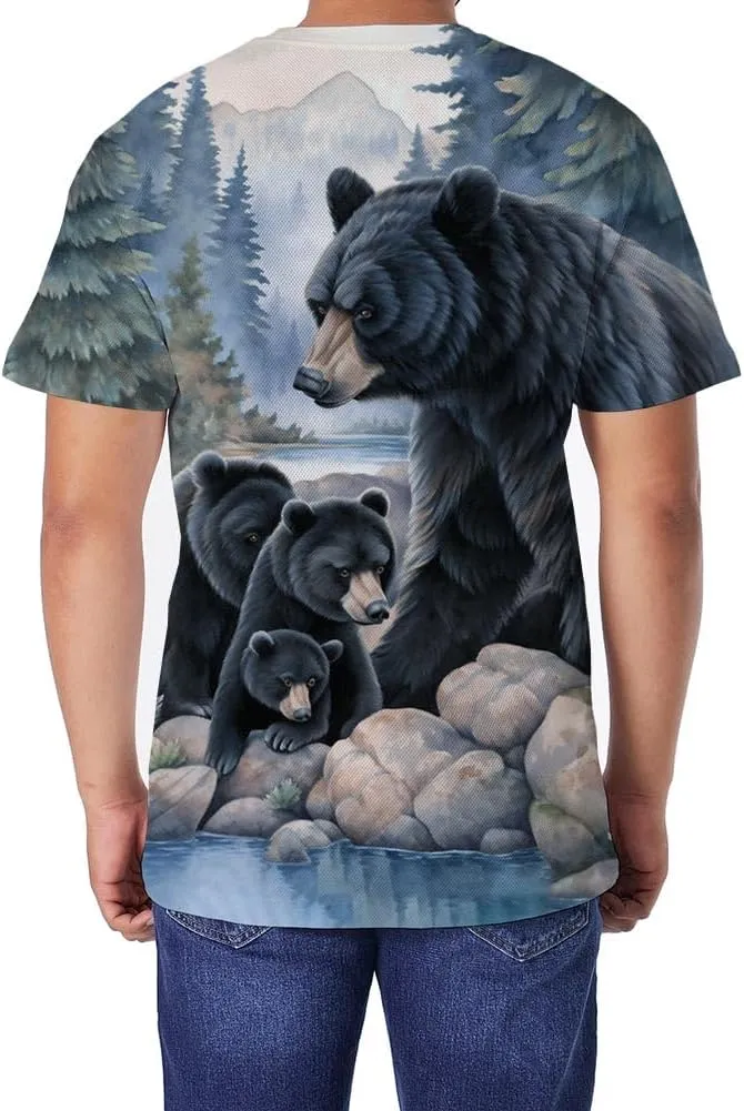 Men's T-Shirt 3D Printed T-Shirt Novelty Graphics T-Shirt Crewneck Tees S-3XL