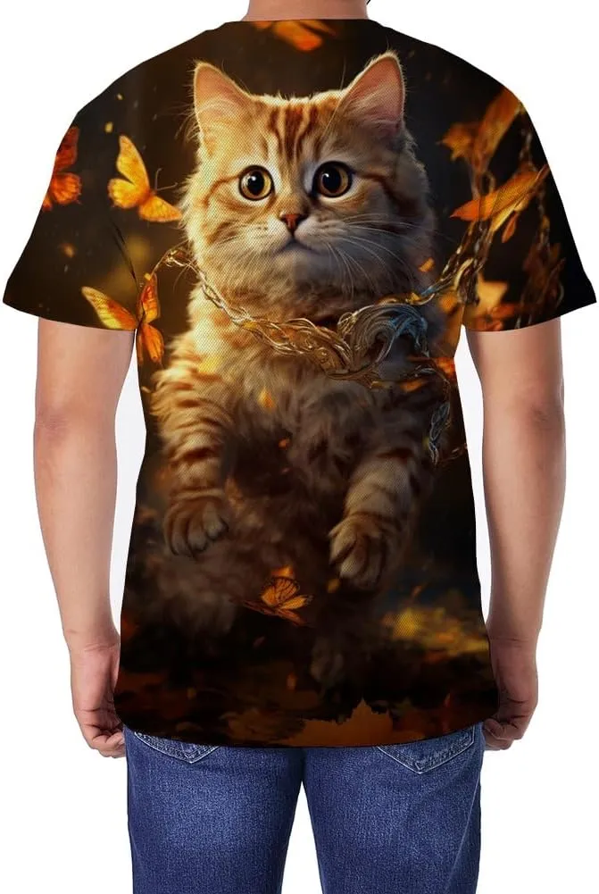 Men's T-Shirt 3D Printed T-Shirt Novelty Graphics T-Shirt Crewneck Tees S-3XL