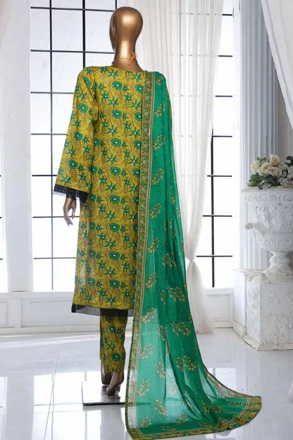 Mi Creation DR Prints Lawn`25 D#9630 (M Green)
