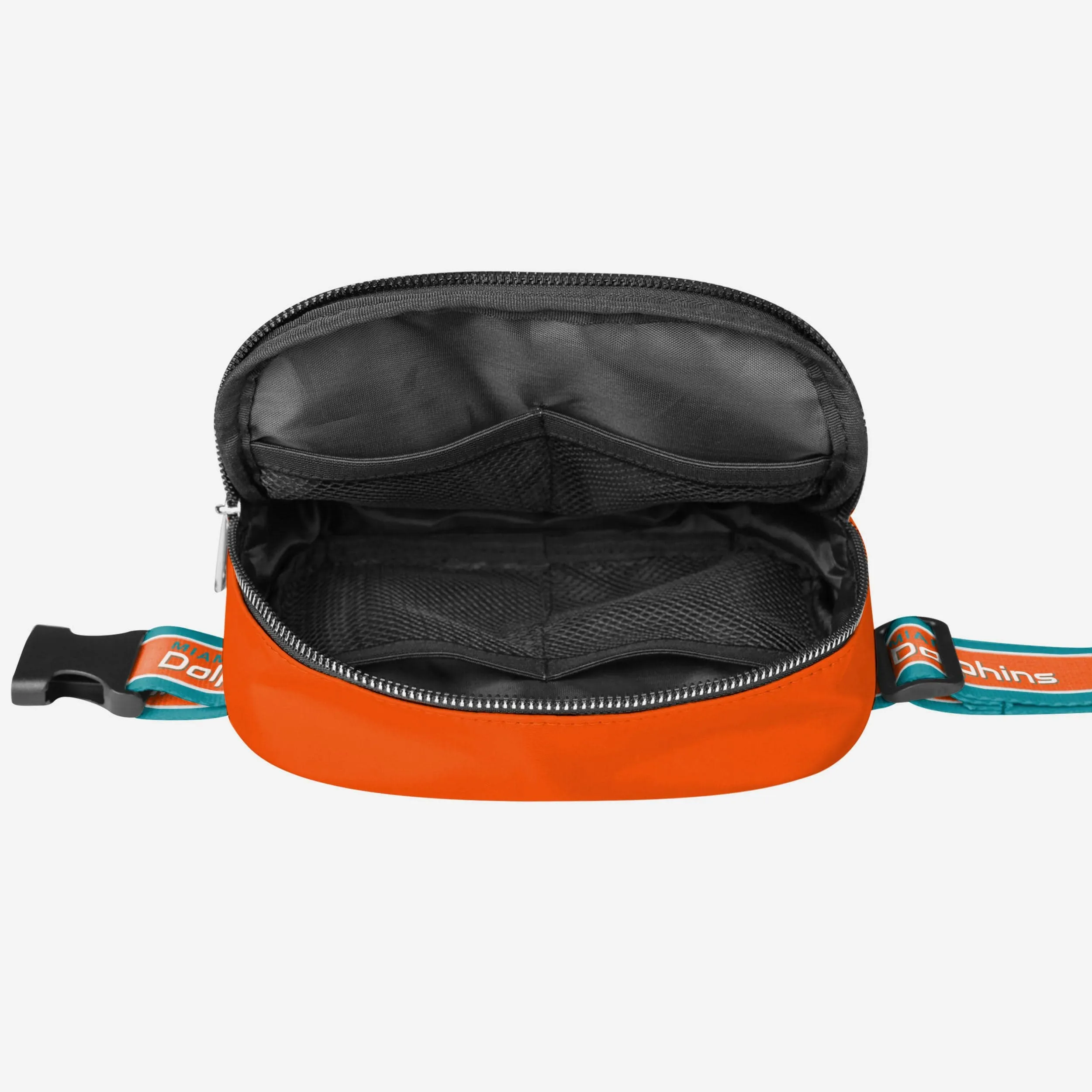 Miami Dolphins Team Wordmark Crossbody Belt Bag