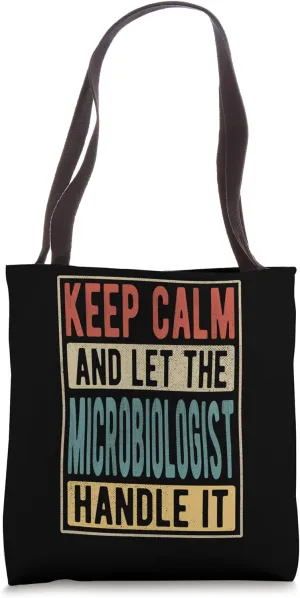 Microbiologist Retro Design - Microbiologist Tote Bag