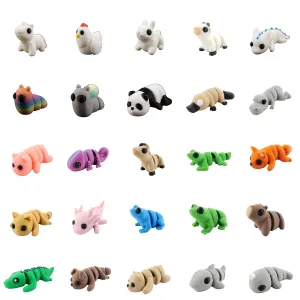 Mini Animal Mystery Pack | 3D Printed Articulating Figurines (15 Pieces)