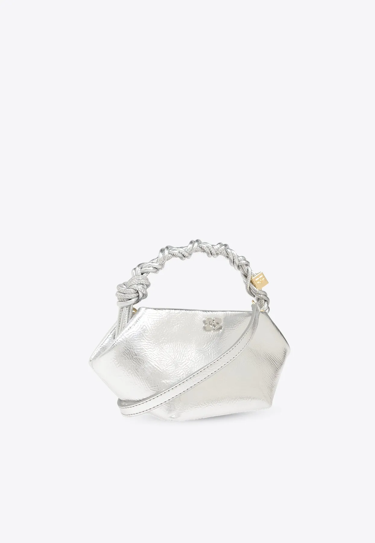 Mini Bou Metallic Top Handle Bag