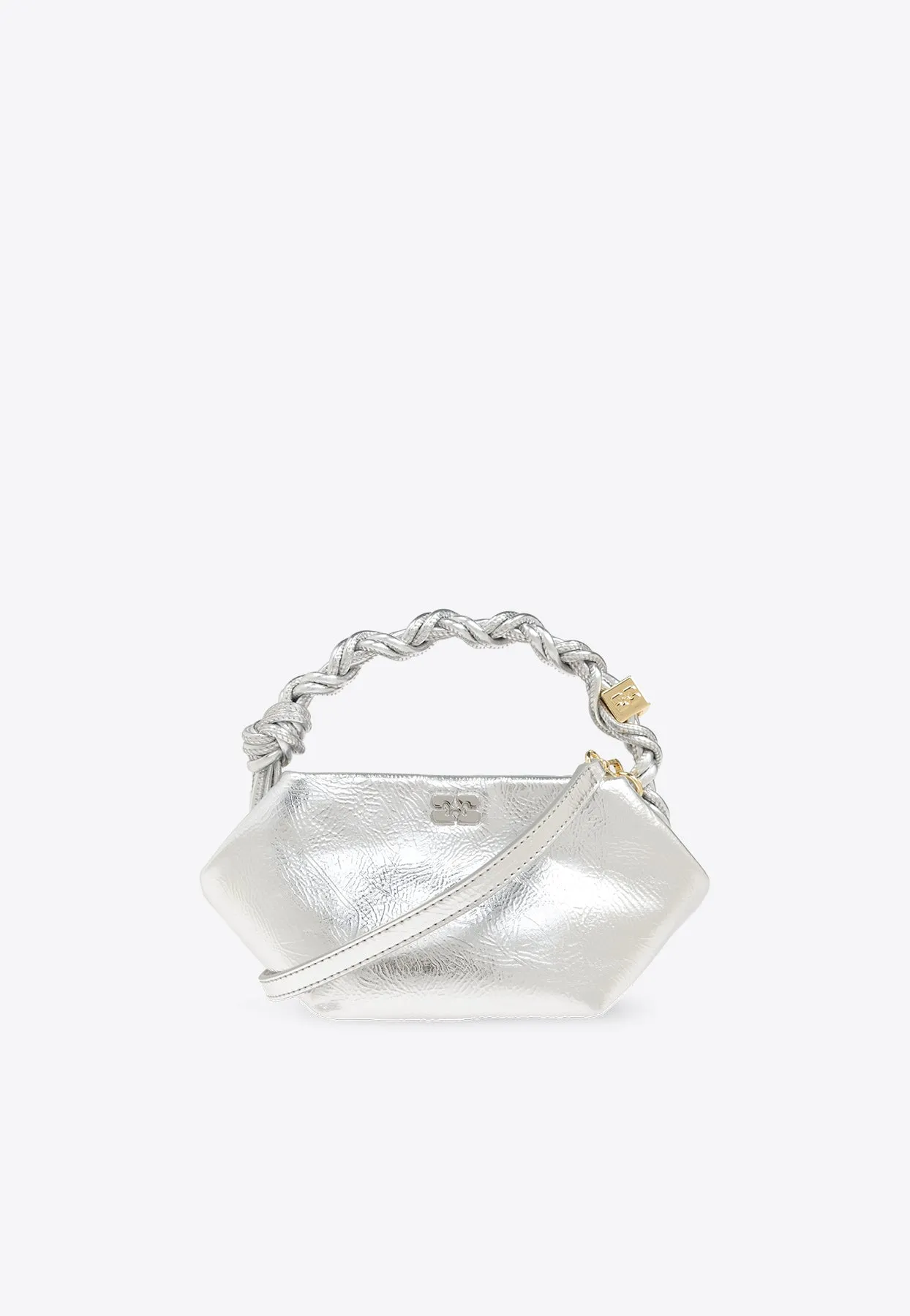 Mini Bou Metallic Top Handle Bag