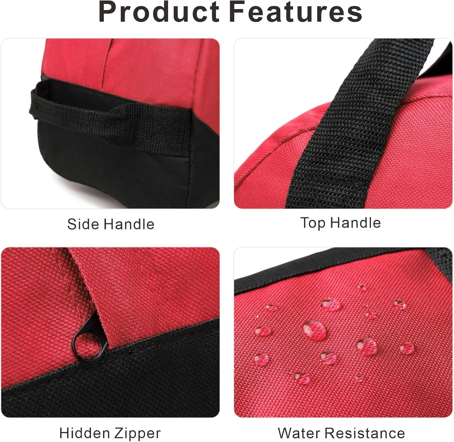 Mini Duffle Bag, 12” Small Sport Travel Carry On Weekender Gym Bag For men and Women
