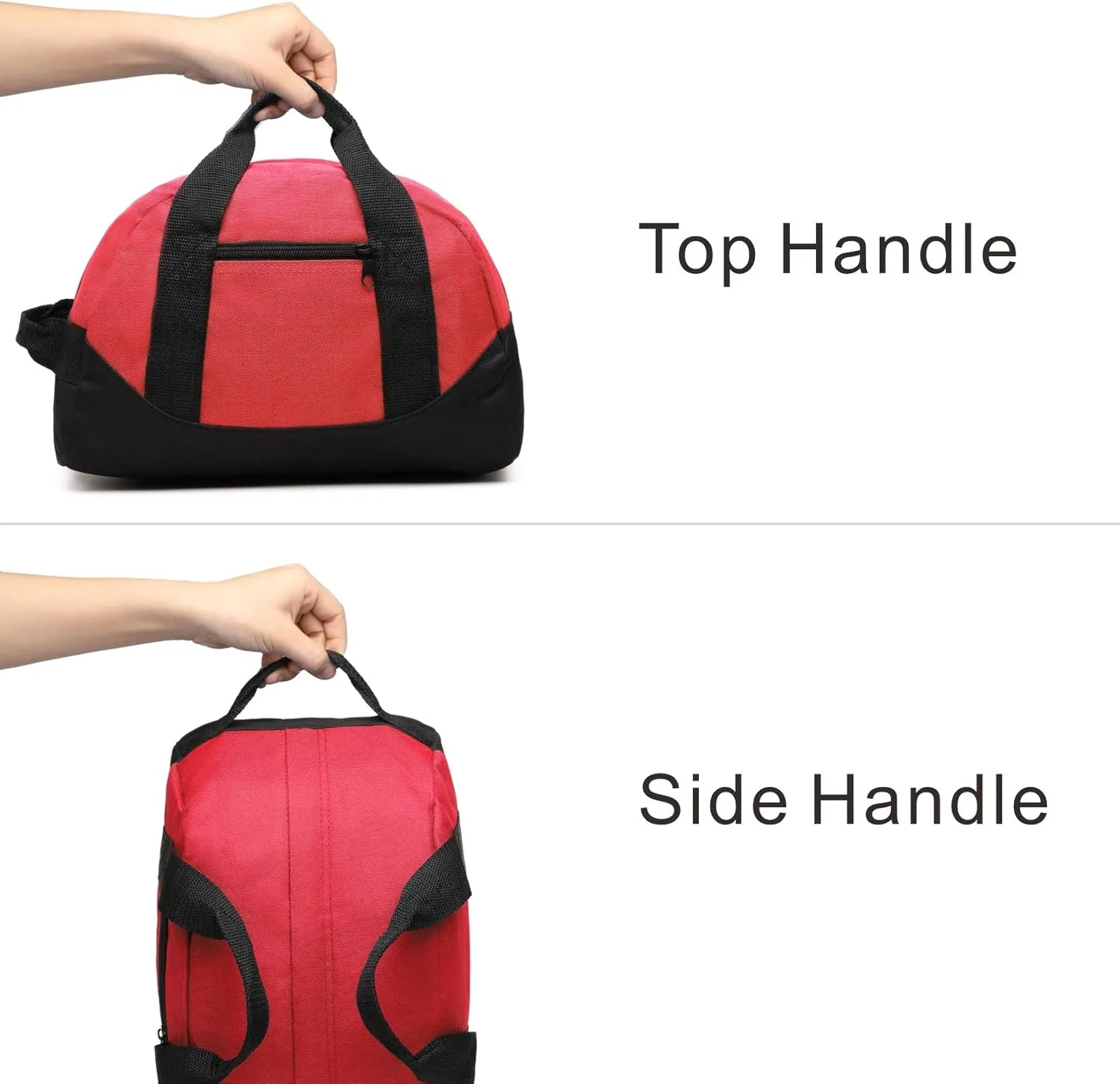Mini Duffle Bag, 12” Small Sport Travel Carry On Weekender Gym Bag For men and Women