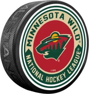 Minnesota Wild Puck - Arrow