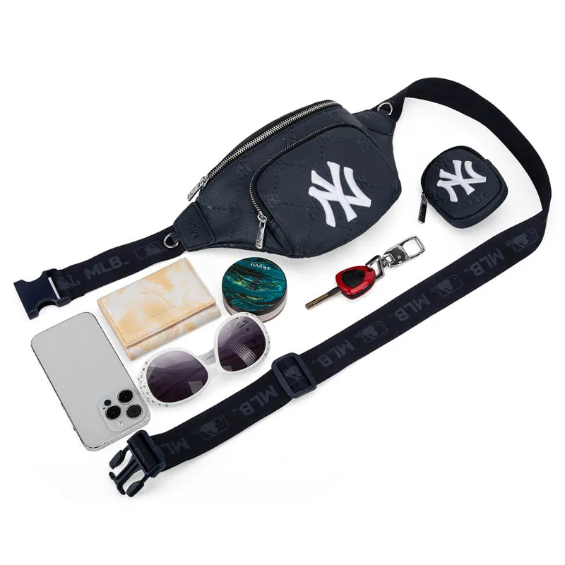 MLB New York Yankees Fanny Pack/Chest Bag/Belt Bag-Navy